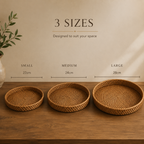 Signature Decorative Woven Rattan Tray