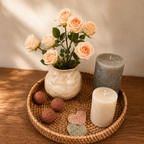 Signature Decorative Woven Rattan Tray